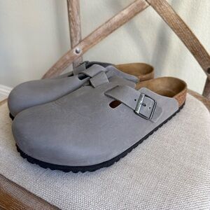 Birkenstock Boston oiled leather clog